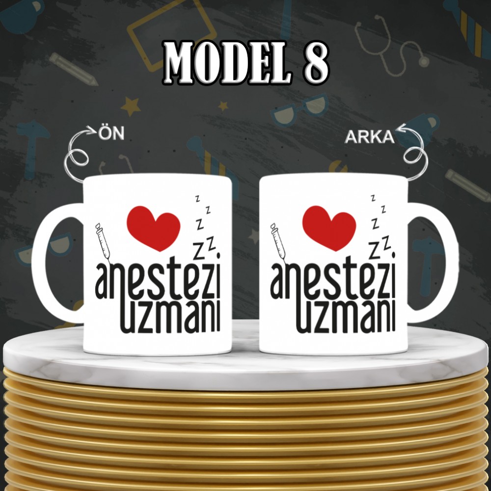 Doktorlara özel baskılı seramik kupa bardak
