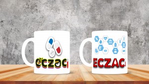 Eczacılara özel baskılı seramik kupa bardak