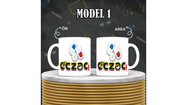 Eczacılara Özel Tasarımlı Baskılı Kupa Bardak – MiksHediye