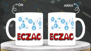 Eczacılara özel baskılı seramik kupa bardak