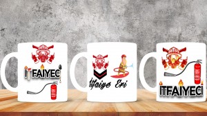İtfaiyelere   özel baskılı seramik kupa bardak