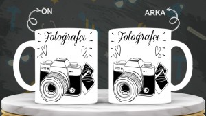 Fotoğrafçılara özel baskılı seramik kupa bardak