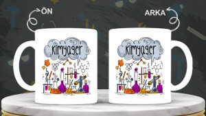 Kimya Mühendislerine özel baskılı seramik kupa bardak