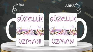 Kuaförlere özel baskılı seramik kupa bardak