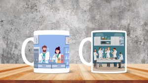 Laboratuar Teknikerlerine  özel baskılı seramik kupa bardak