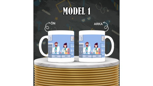 Laboratuar Teknikerlerine Özel Tasarımlı Baskılı Kupa Bardak – MiksHediye