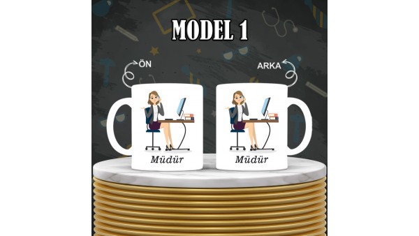 Müdür Yarıdımcılarına Özel Tasarımlı Baskılı Kupa Bardak – MiksHediye