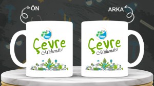 Mühendislere özel baskılı seramik kupa bardak