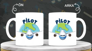 Polislere özel baskılı seramik kupa bardak