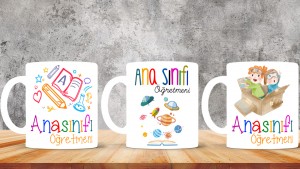 Ana Sınıfı Öğretmenlerine özel baskılı seramik kupa bardak