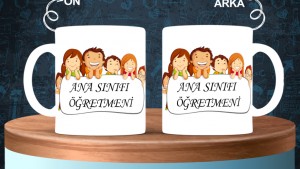 Ana Sınıfı Öğretmenlerine özel baskılı seramik kupa bardak