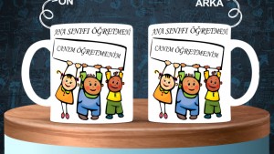 Ana Sınıfı Öğretmenlerine özel baskılı seramik kupa bardak