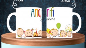 Ana Sınıfı Öğretmenlerine özel baskılı seramik kupa bardak