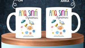 Ana Sınıfı Öğretmenlerine özel baskılı seramik kupa bardak