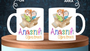 Ana Sınıfı Öğretmenlerine özel baskılı seramik kupa bardak