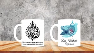 Arapça Öğretmenlerine özel baskılı seramik kupa bardak
