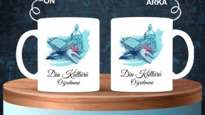 Arapça Öğretmenlerine özel baskılı seramik kupa bardak