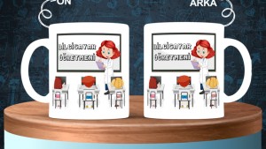 Bilgisayar Öğretmenlerine özel baskılı seramik kupa bardak