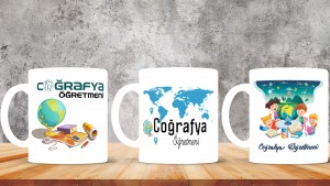 Biyoloji Öğretmenlerine özel baskılı seramik kupa bardak