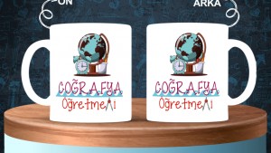 Biyoloji Öğretmenlerine özel baskılı seramik kupa bardak