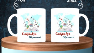 Biyoloji Öğretmenlerine özel baskılı seramik kupa bardak
