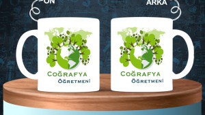 Biyoloji Öğretmenlerine özel baskılı seramik kupa bardak