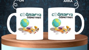 Biyoloji Öğretmenlerine özel baskılı seramik kupa bardak