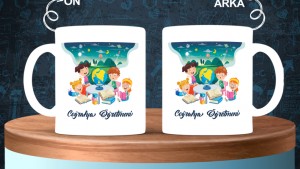 Biyoloji Öğretmenlerine özel baskılı seramik kupa bardak