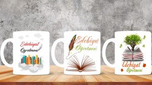 Edebiyat - Felsefe Öğretmenlerine özel baskılı seramik kupa bardak