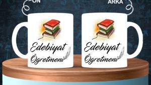Edebiyat - Felsefe Öğretmenlerine özel baskılı seramik kupa bardak