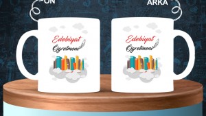Edebiyat - Felsefe Öğretmenlerine özel baskılı seramik kupa bardak