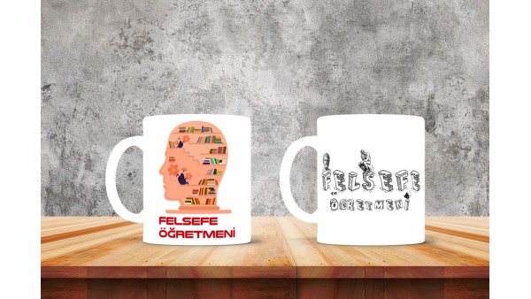 Felsefe Öğretmenlerine Özel Tasarımlı Baskılı Kupa Bardak – MiksHediye