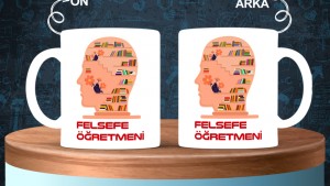 Edebiyat - Felsefe Öğretmenlerine özel baskılı seramik kupa bardak