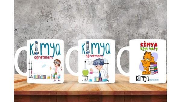 Kimya Öğretmenlerine Özel Tasarımlı Baskılı Kupa Bardak – MiksHediye