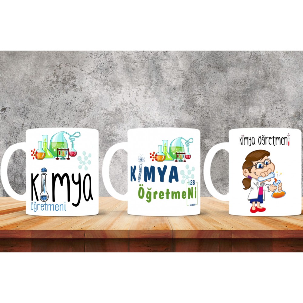 Kimya Öğretmenlerine Özel Tasarımlı Baskılı Kupa Bardak – MiksHediye