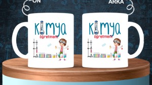 Kimya Öğretmenlerine özel baskılı seramik kupa bardak