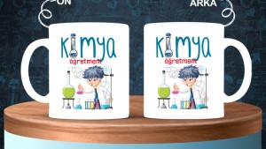 Kimya Öğretmenlerine özel baskılı seramik kupa bardak