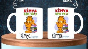 Kimya Öğretmenlerine özel baskılı seramik kupa bardak