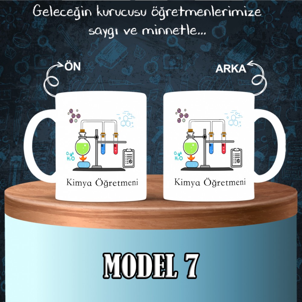 Kimya Öğretmenlerine Özel Tasarımlı Baskılı Kupa Bardak – MiksHediye