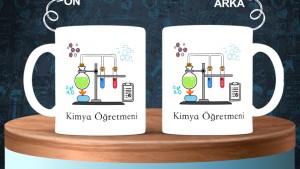 Kimya Öğretmenlerine özel baskılı seramik kupa bardak