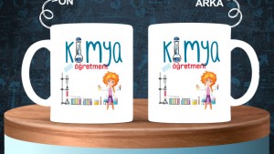 Kimya Öğretmenlerine özel baskılı seramik kupa bardak