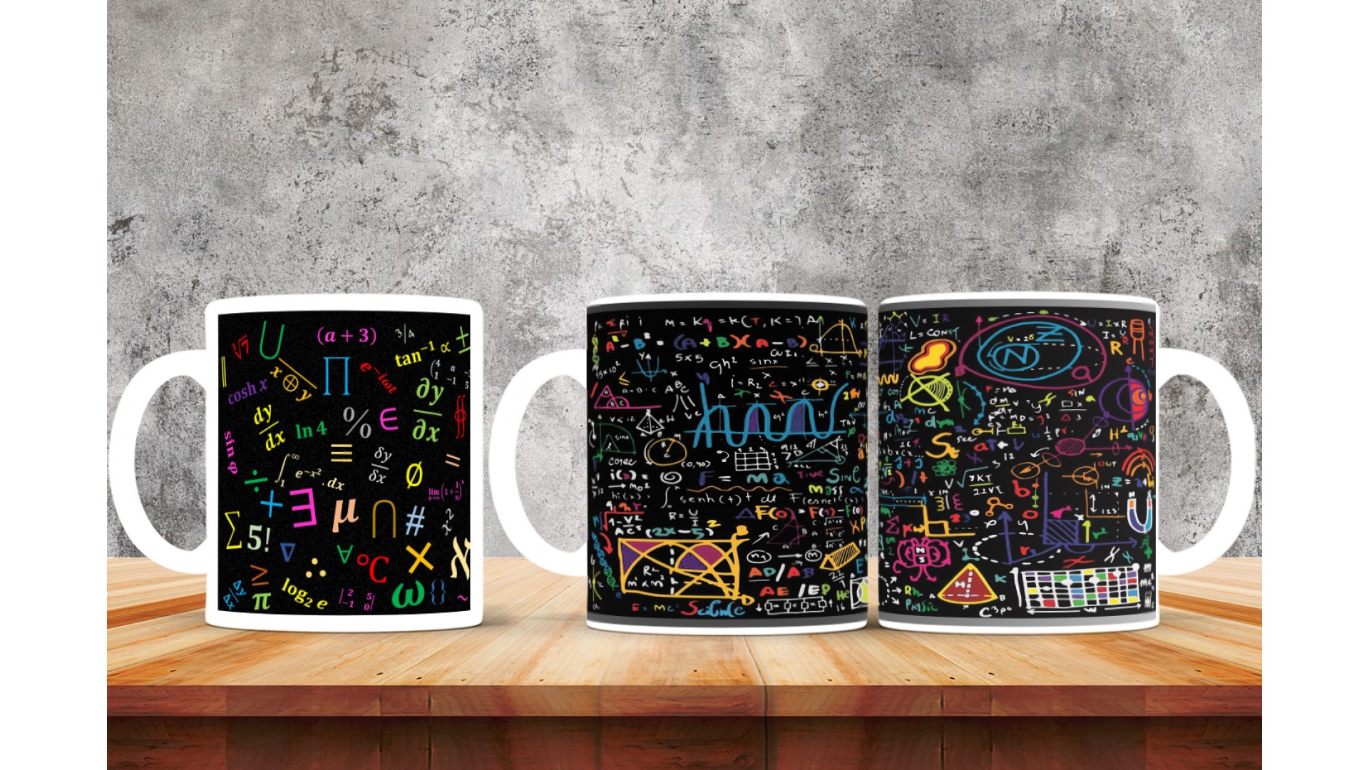 Matematik Öğretmenlerine özel baskılı seramik kupa bardak