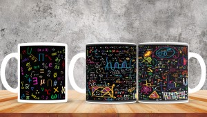 Matematik Öğretmenlerine özel baskılı seramik kupa bardak