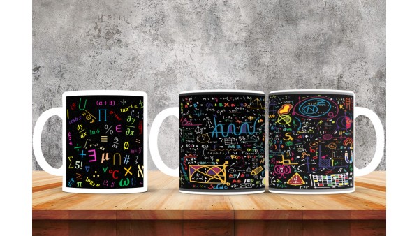 Matematik Öğretmenlerine Özel Tasarımlı Baskılı Kupa Bardak – MiksHediye