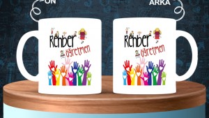 Rehber Öğretmenlerine özel baskılı seramik kupa bardak