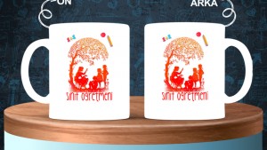 Sınıf Öğretmenlerine özel baskılı seramik kupa bardak