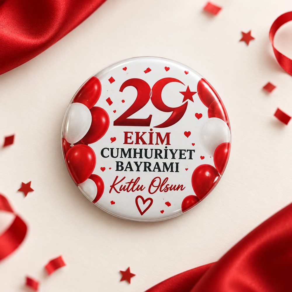 44 mm 29 Ekim konseptli Açacak Anahtarlık