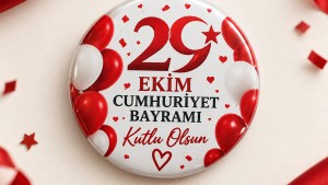 44 mm kişiye özel baskılı iğneli rozet
