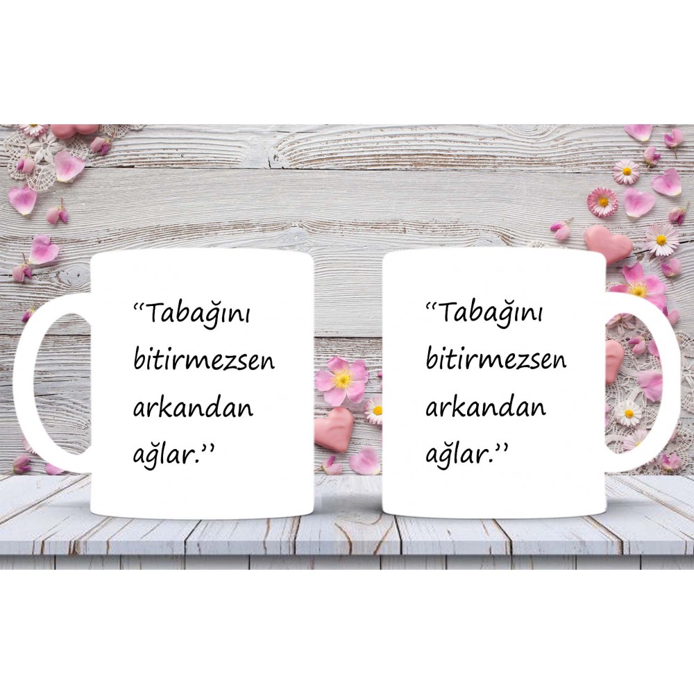 Anneler Gününe Özel Anne Sözleri Baskılı Kupa-Mikshediye