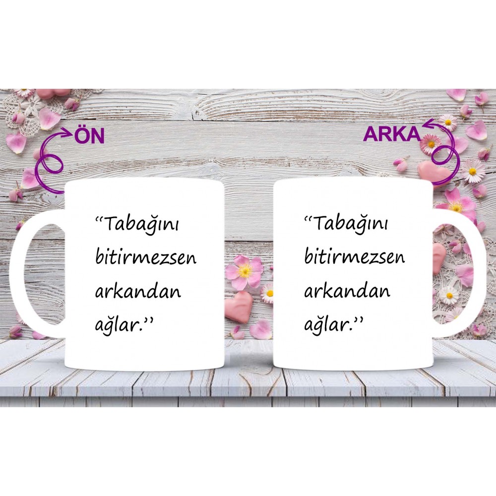 Anneler Gününe Özel Anne Sözleri Baskılı Kupa-Mikshediye